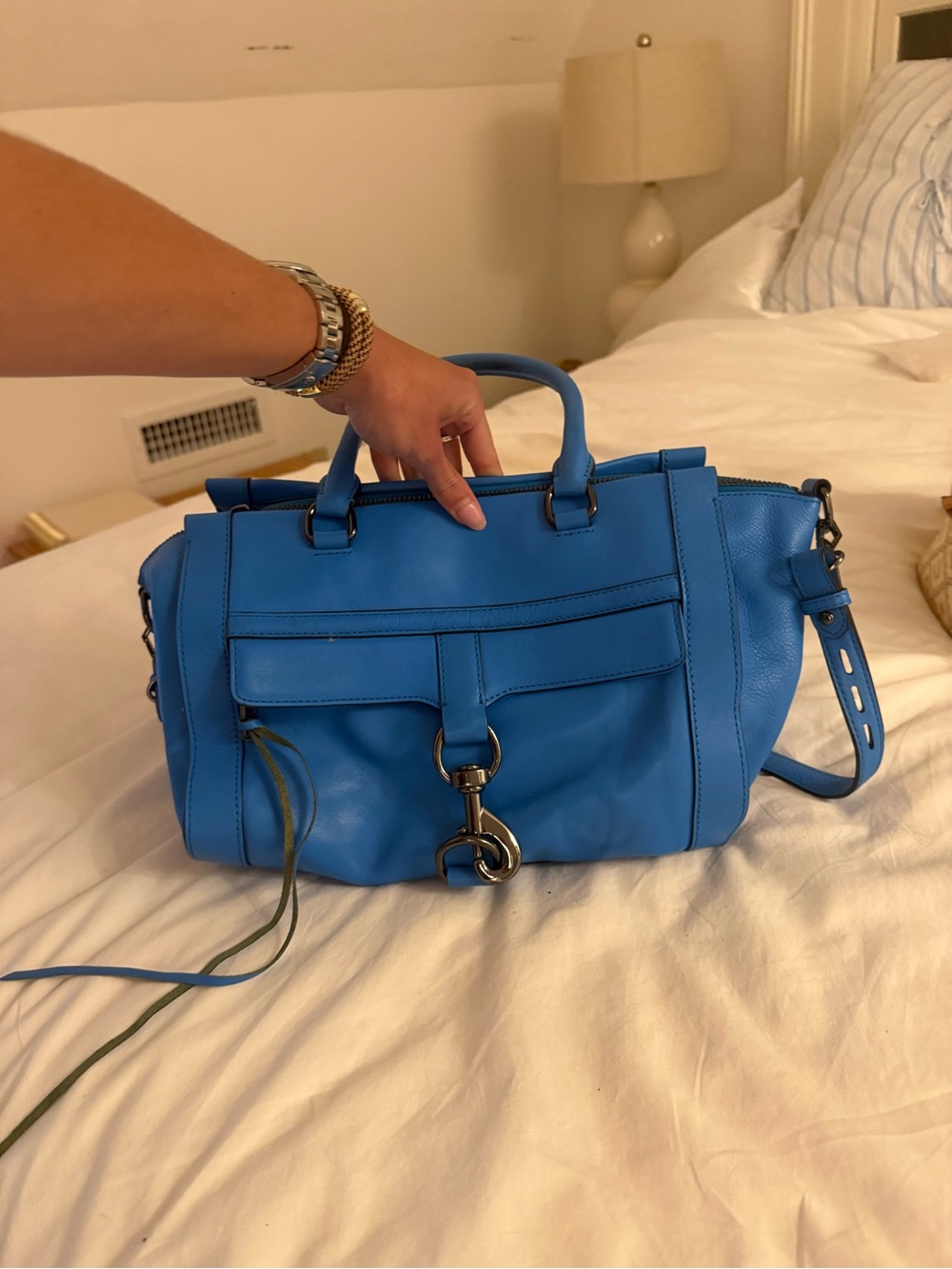 VINTAGE Rebecca Minkoff Bowery Satchel Bag w/ adjustable straps